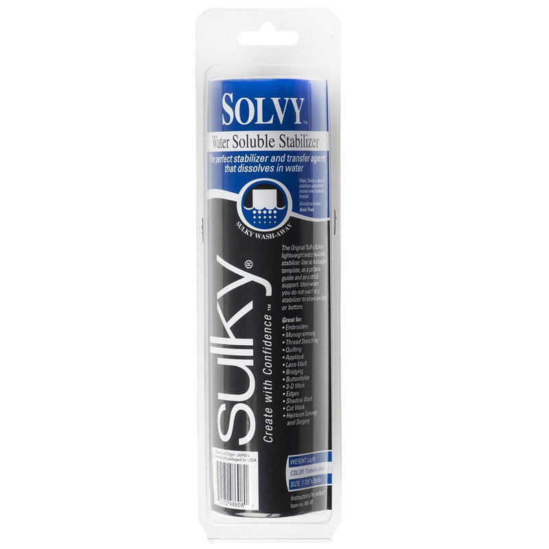 Sulky Solvy Water Soluble Stabilizer Roll, 7.875-Inch by 9-Yard (486-08) 1 Pack - NewNest Australia