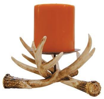 NewNest Australia - Antler Pillar Candle Holder 6-inch 