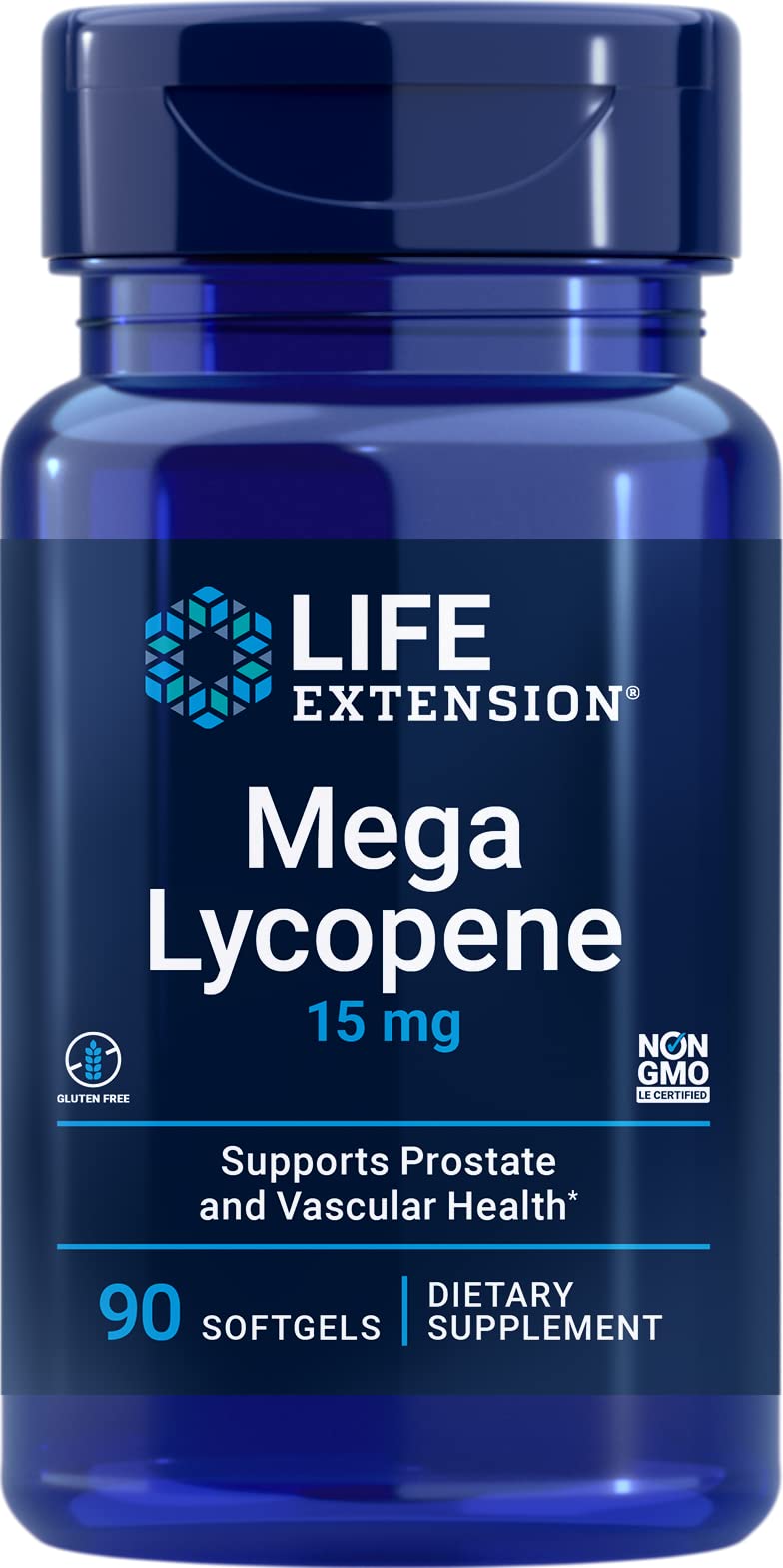 Life Extension Mega Lycopene 15 mg – Prostate & Arterial Health Support – Gluten-Free – Non-GMO – 90 Softgels - NewNest Australia