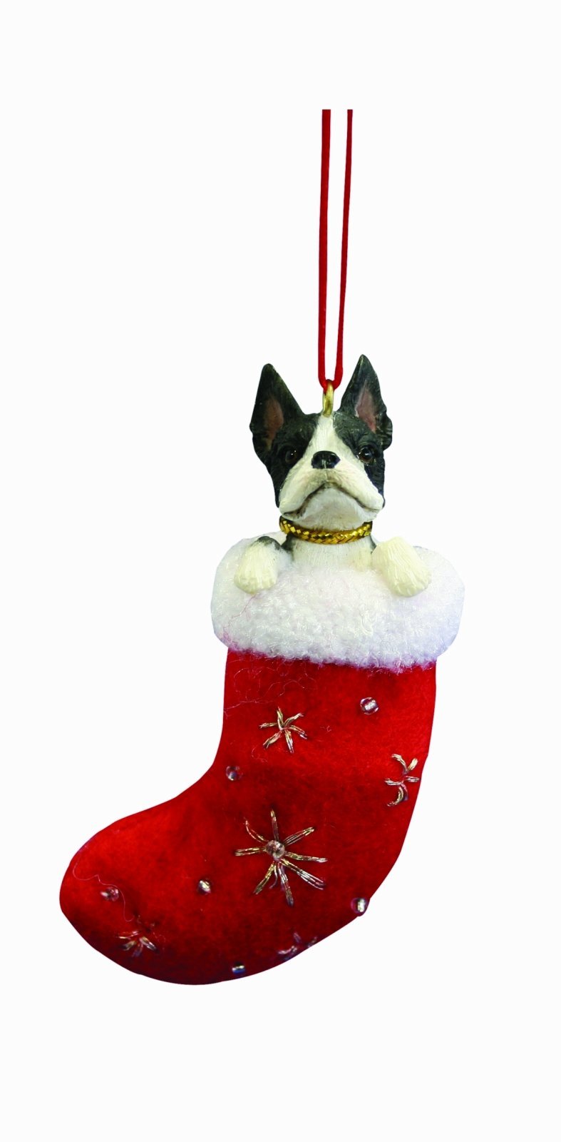 NewNest Australia - Boston Terrier Stocking Ornament 