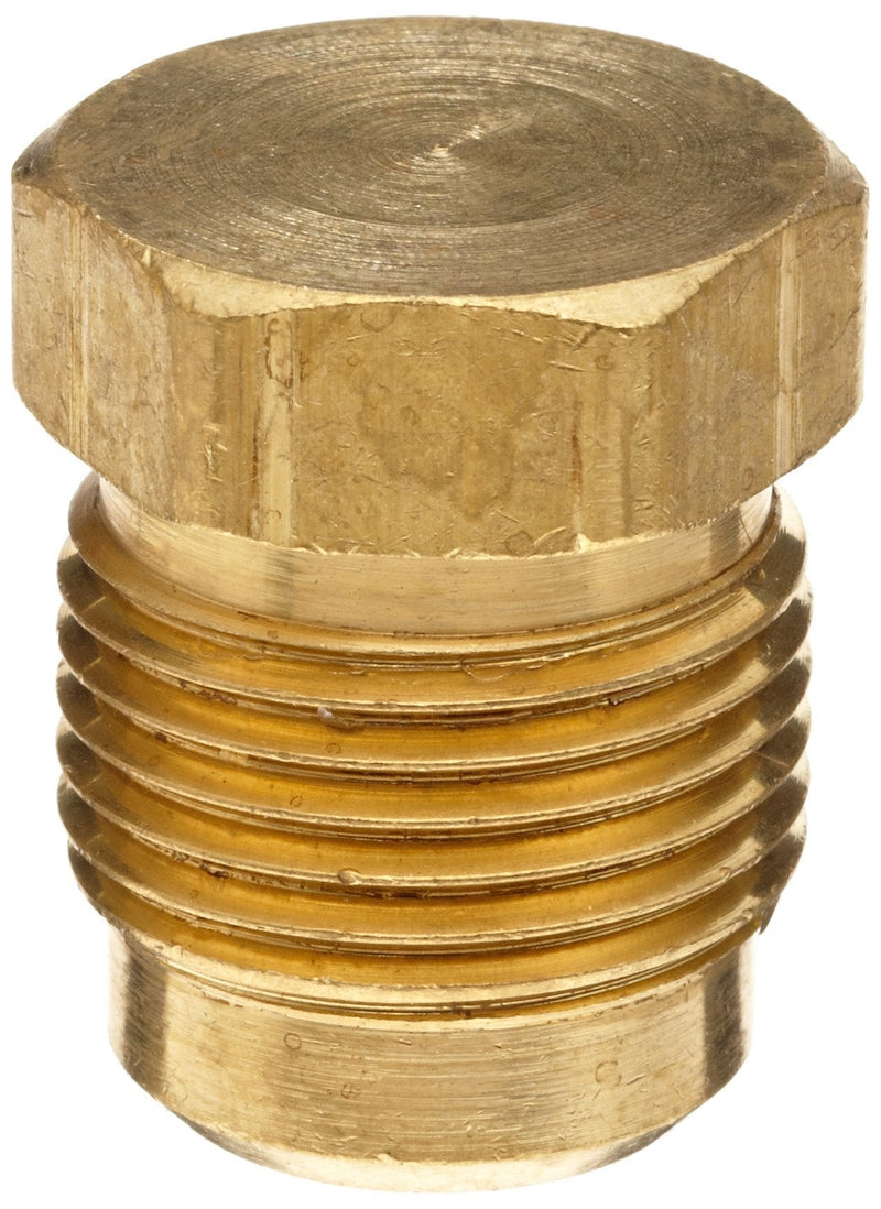 Anderson Metals Brass Tube Fitting, Plug, 1/4" Tube OD - NewNest Australia