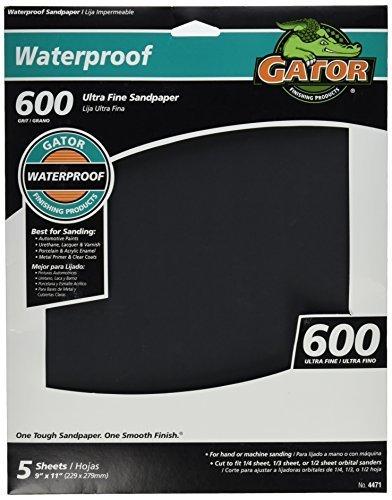 ALI INDUSTRIES 4471 600 5 Count Grit Sandpaper, 9-Inch x 11-Inch 9" x 11" - NewNest Australia