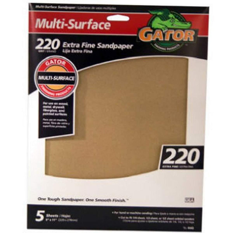 Ali Industries 4443 Grit 9-Inch x 11-Inch Sandpaper - 5 Sheets 9" x 11" - NewNest Australia