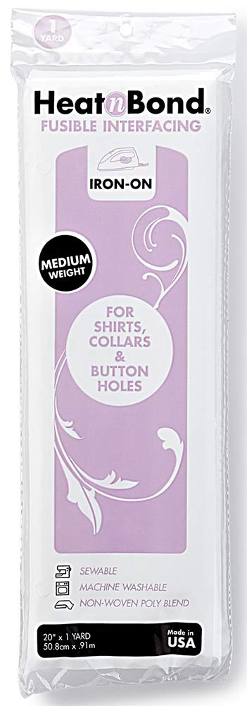 Thermoweb Heat'n Bond Medium Weight Iron-On Fusible Interfacing-White 20"X36" (3337) - NewNest Australia