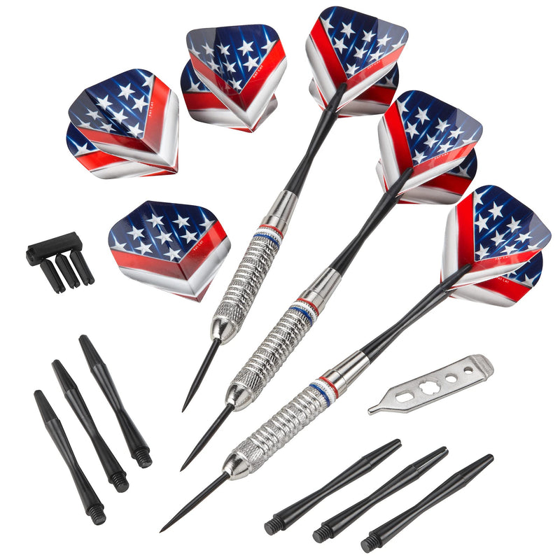 Fat Cat Support Our Troops Steel Tip Darts with Storage/Travel Case, 23 Grams - NewNest Australia