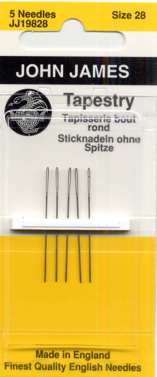 Tapestry Hand Needles-Size 28 5/Pkg - NewNest Australia