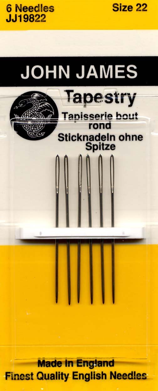 Colonial Needle Tapestry Hand Needles-Size 22 6/Pkg - NewNest Australia