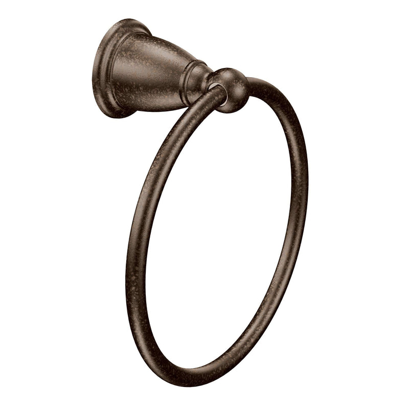 Moen YB2286ORB Brantford Collection Traditional Single Post Bathroom Hand Towel Ring, Oil-Rubbed Bronze Оne Расk - NewNest Australia