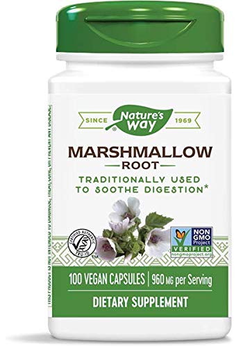 Nature's Way Marshmallow Root 480 mg, 100 Capsules, Pack of 2 - NewNest Australia