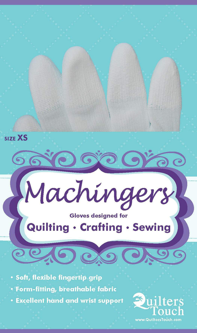 Machingers Quilting Support Gloves for Free-Motion Sewing, by Quilter’s Touch (Extra Small) Extra Small - NewNest Australia