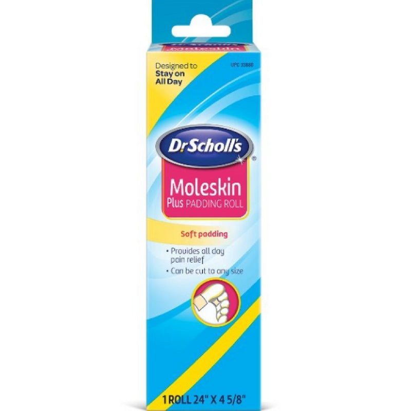 Dr. Scholl's Moleskin Plus Padding Roll 1 Each (Pack of 4) - NewNest Australia