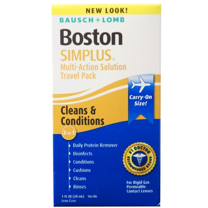 Boston Simplus Bausch + Lomb Multi-Action Solution Travel Pack 3 Pack 1 - NewNest Australia