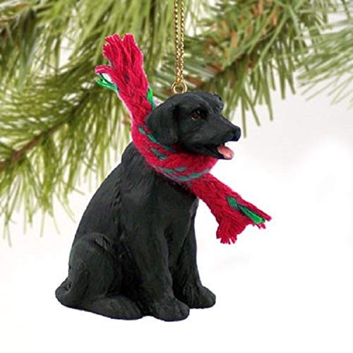 NewNest Australia - Labrador Retriever Miniature Dog Ornament - Black 1 