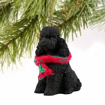 NewNest Australia - Poodle Sportcut Miniature Dog Ornament - Black 1 