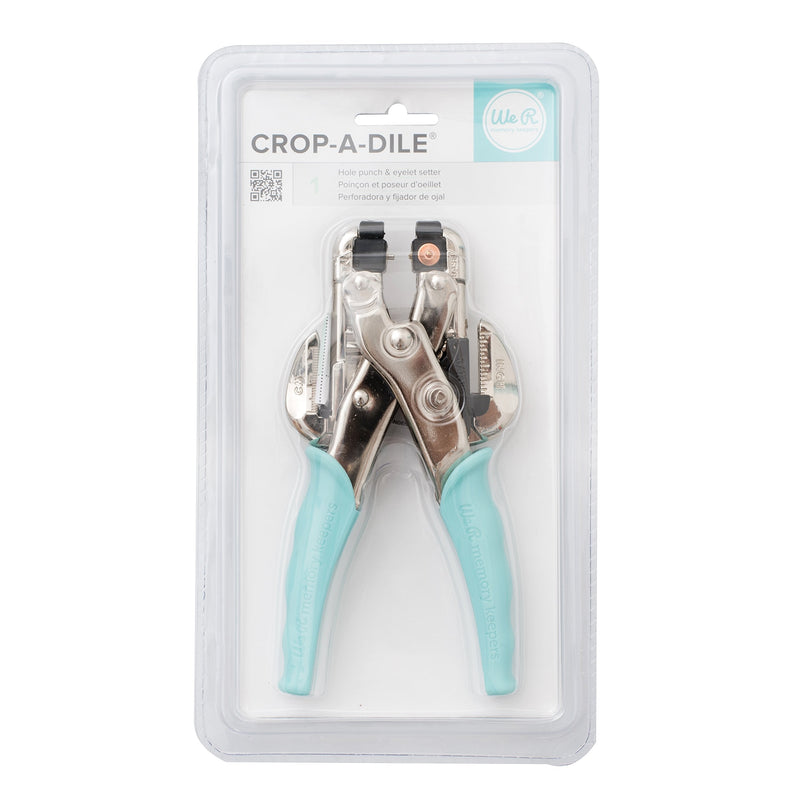 Crop-A-Dile Eyelet and Snap Punch by We R Memory Keepers | Blue Comfort Handle - NewNest Australia