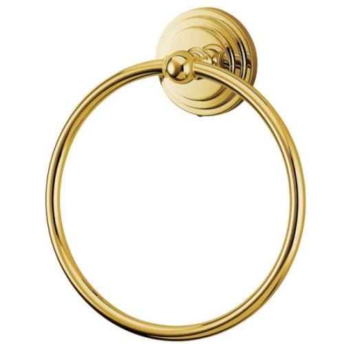 Kingston Brass BA2714PB Milano 6-Inch Towel Ring, Polished Brass - NewNest Australia