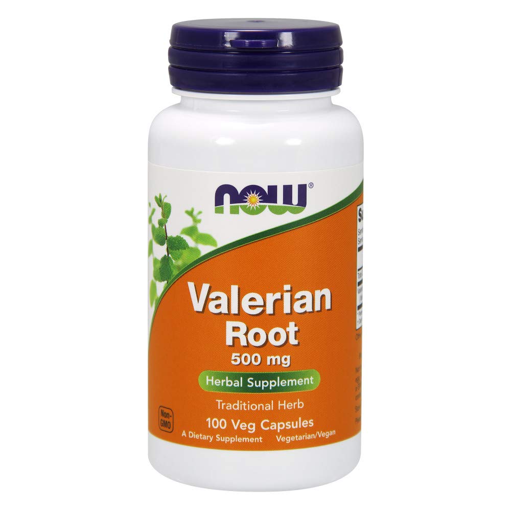 NOW Supplements, Valerian Root (Valeriana officinalis) 500 mg, Herbal Supplement, 100 Veg Capsules - NewNest Australia