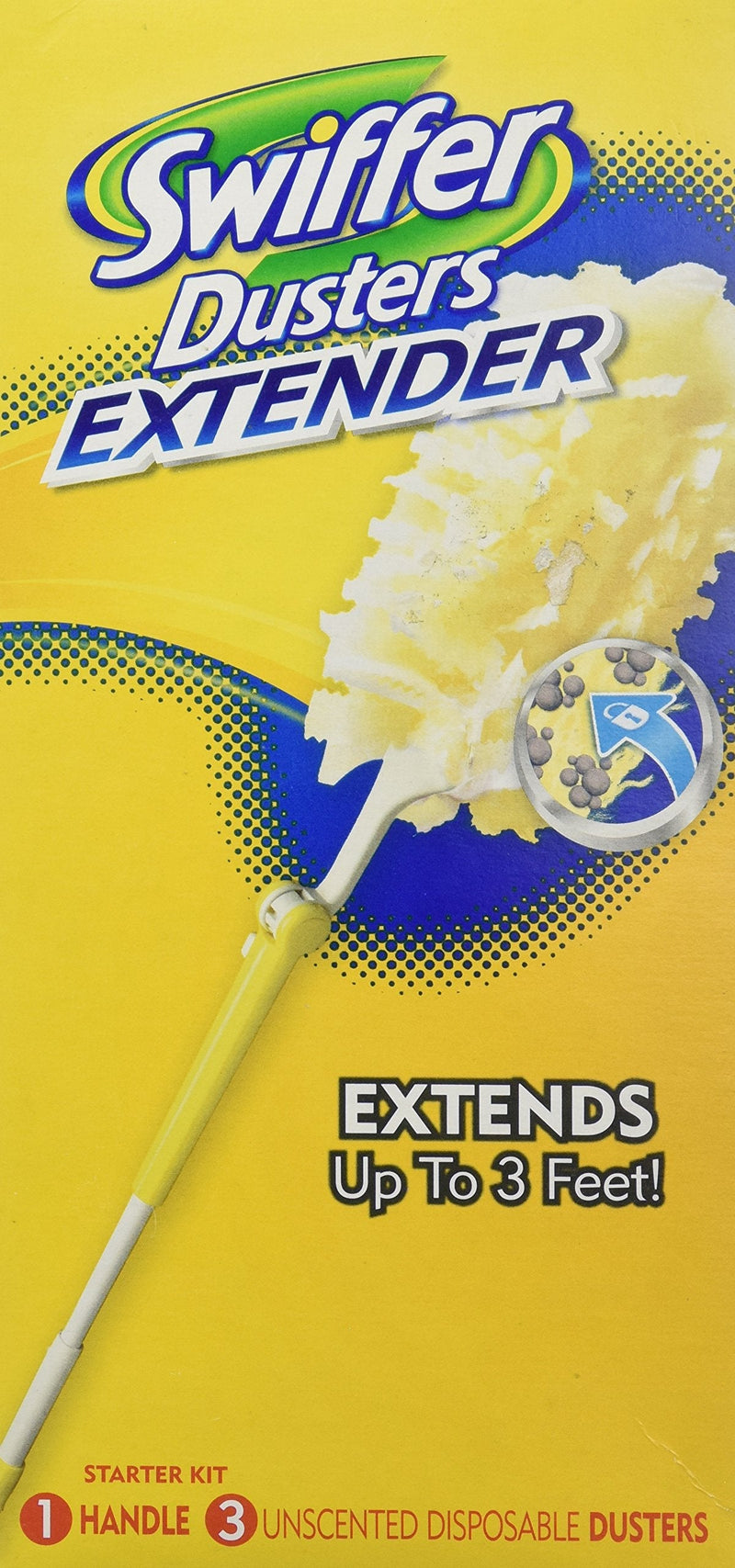 Swiffer 360 Dusters Extender Kit, 3 Unscented Dusters With Extendable handle (Packaging May Vary) 4 Piece Set - NewNest Australia