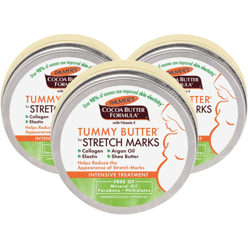 Palmer's Cocoa Butter Formula Tummy Butter Balm for Stretch Marks & Pregnancy Skin Care | 4.4 Ounces (Pack of 3) - NewNest Australia