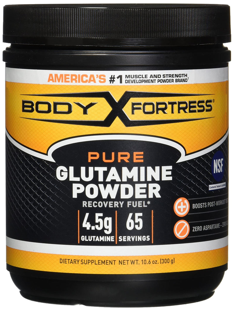 Body Fortress Pure Glutamine Powder, 10.6 Oz L Glutamine - NewNest Australia