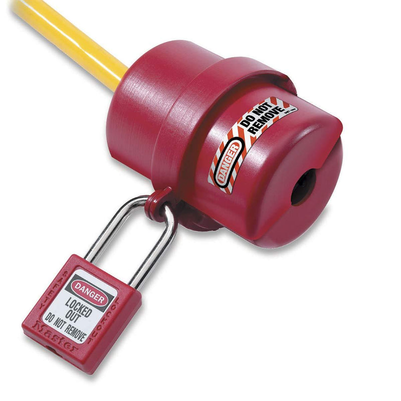 Master Lock 487 Lockout Tagout Rotating Electrical Plug Lockout, 110 & 220 Volt Plugs 110 - 220 Volt Plugs - NewNest Australia