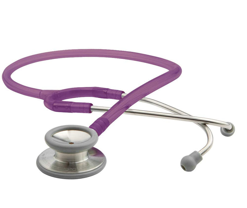 ADC 603FV Adscope 603 Premium Stainless Steel Clinician Stethoscope with Tunable AFD Technology, Lifetime Warranty, Lifetime Warranty, Amethyst - NewNest Australia