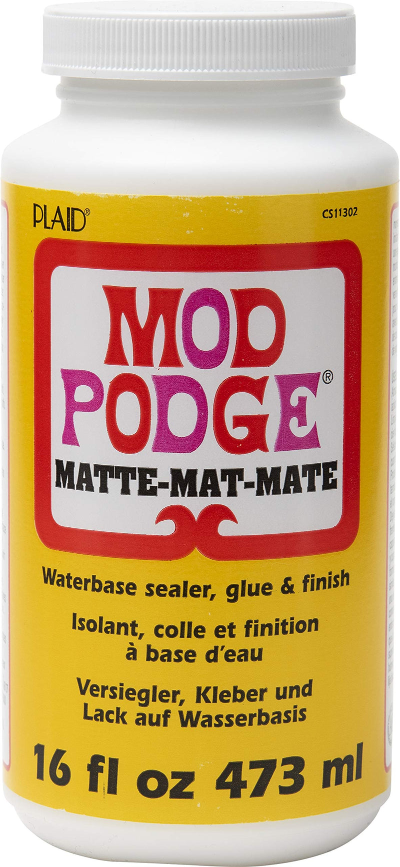 Mod Podge CS11302 Waterbase Sealer, Glue and Finish, 16 oz, Matte - NewNest Australia