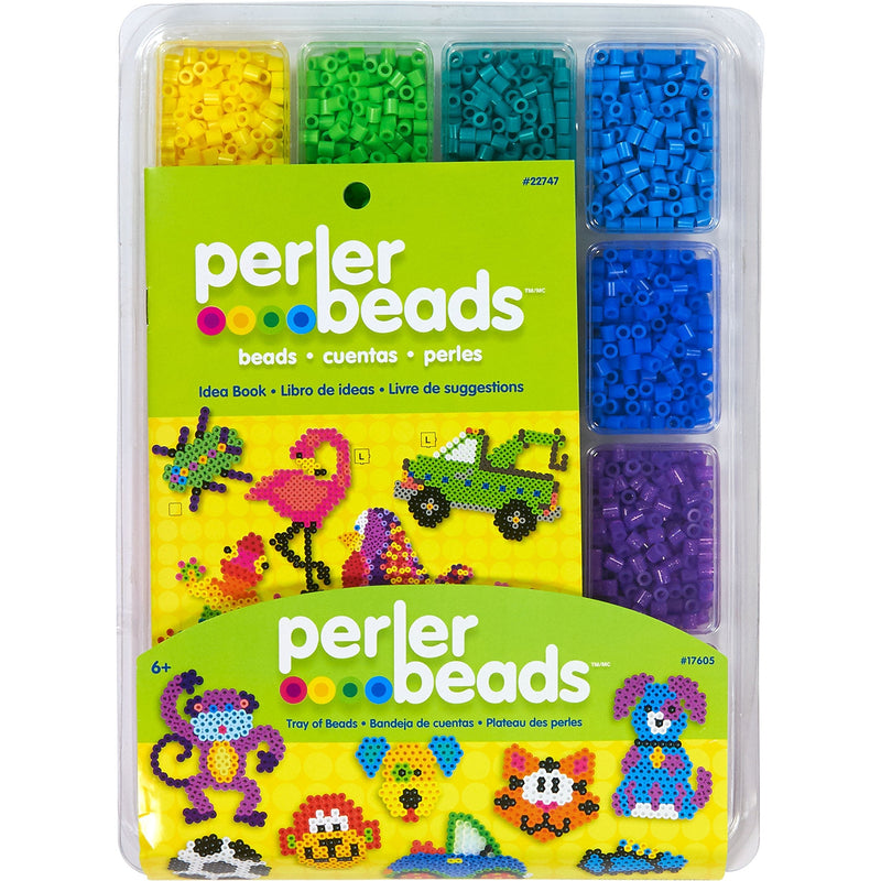 Perler Beads Assorted Fuse Beads Tray for Kids Crafts with Perler Bead Pattern Book, 4001 pcs - NewNest Australia