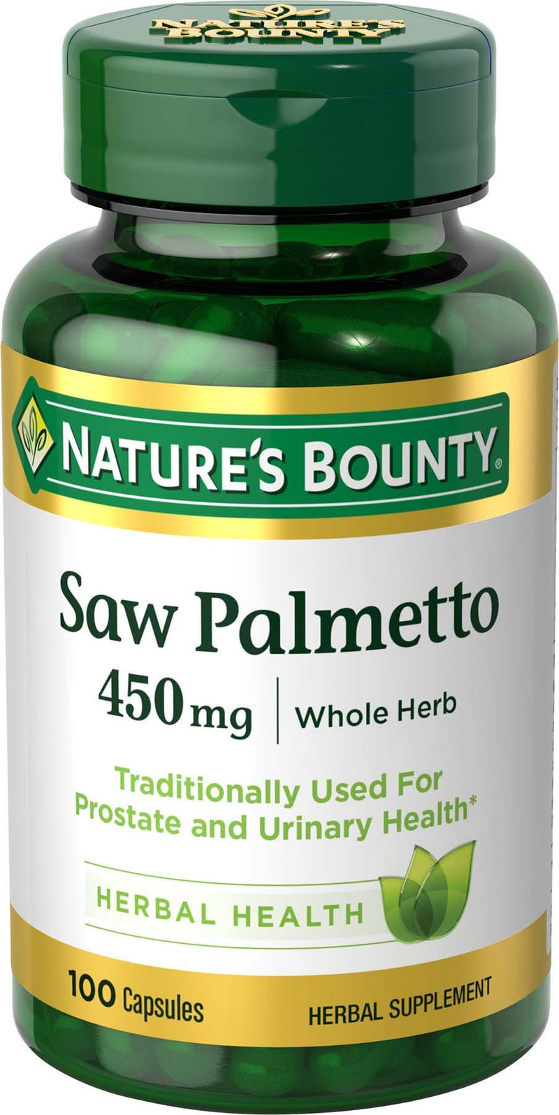 Nature's Bounty Saw Palmetto 100 Count - NewNest Australia