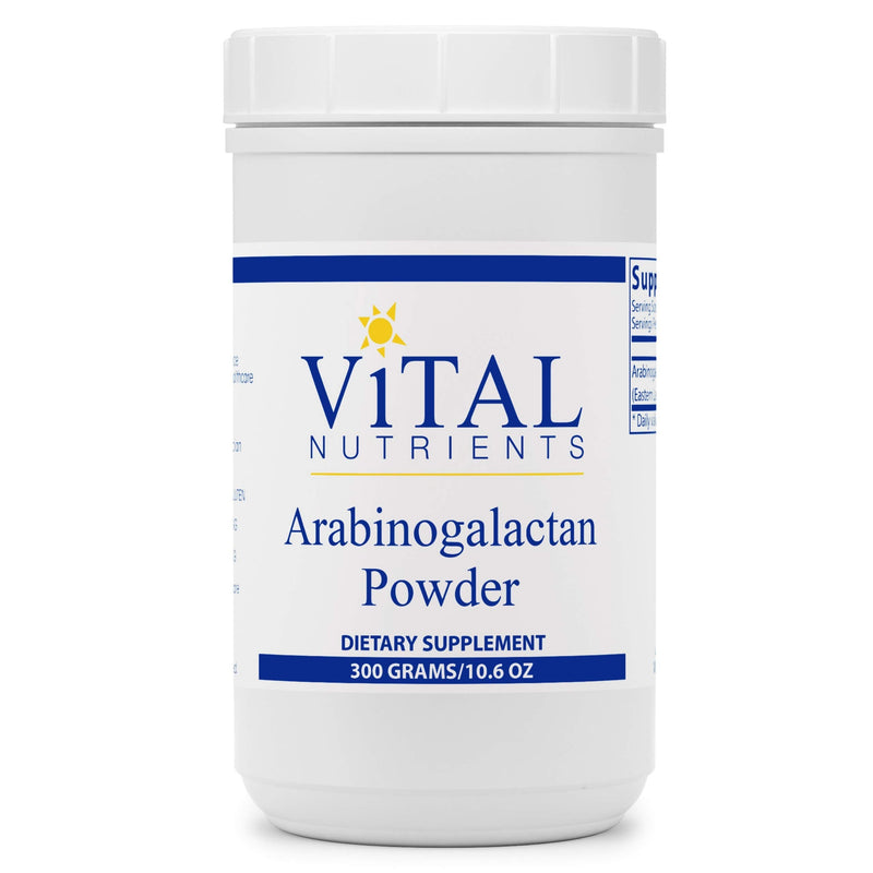 Vital Nutrients - Arabinogalactan Powder - Gastrointestinal, Liver, and Immune Support - Vegetarian - 300 Grams per Bottle - NewNest Australia