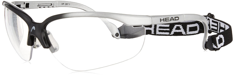 HEAD Racquetball Goggles - Pro Elite Anti Fog & Scratch Resistant Protective Eyewear w/ UV Protection Silver - NewNest Australia