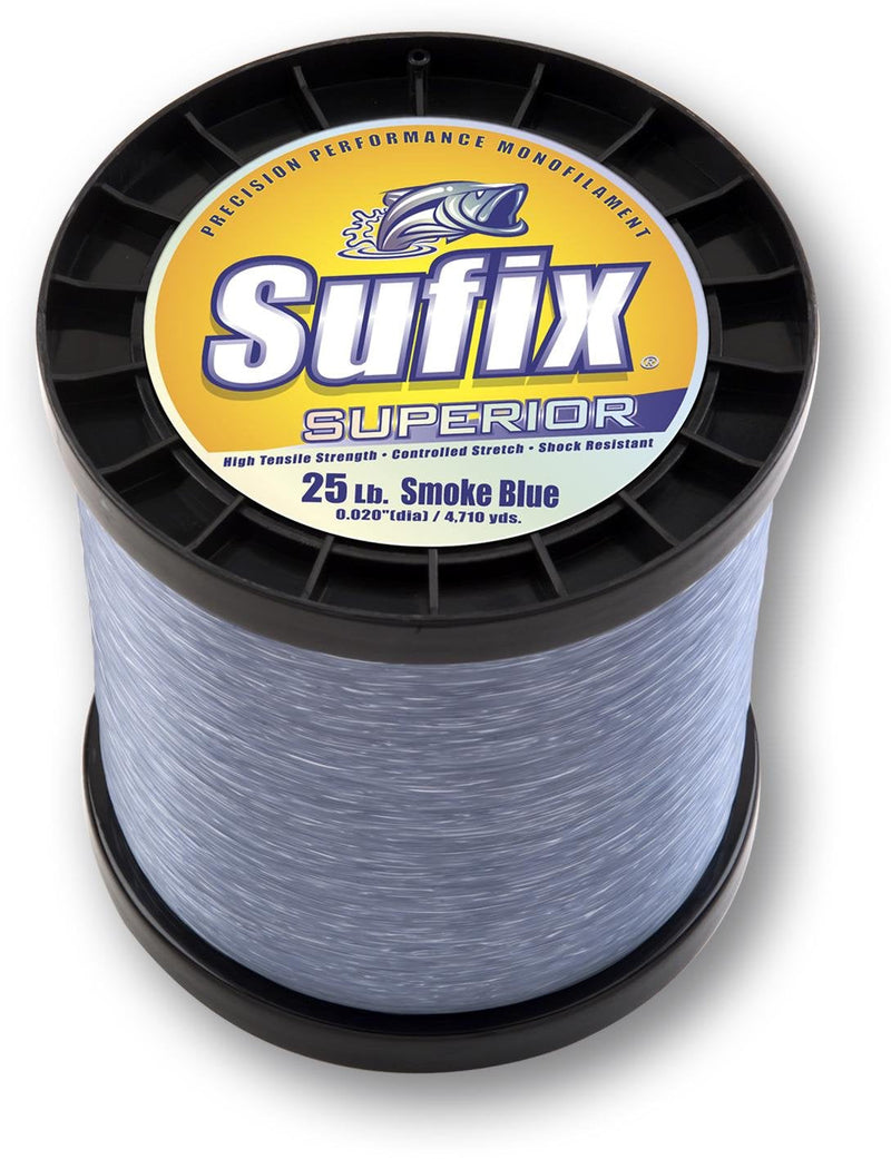 Sufix Superior 20 lb (Smoke Blue, Size- 670 YD Spool) - NewNest Australia