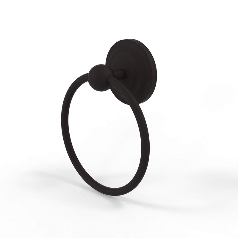 Allied Brass QN-16 Que New Collection Towel Ring, Oil Rubbed Bronze - NewNest Australia