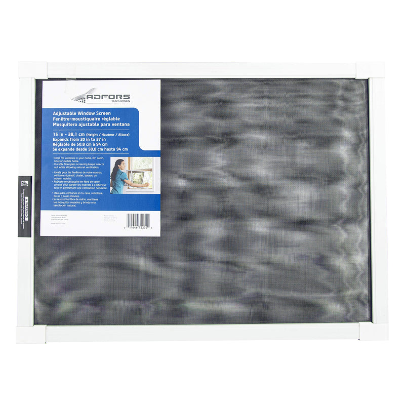 ADFORS Adjustable Screen, 15" x 37", Charcoal - NewNest Australia