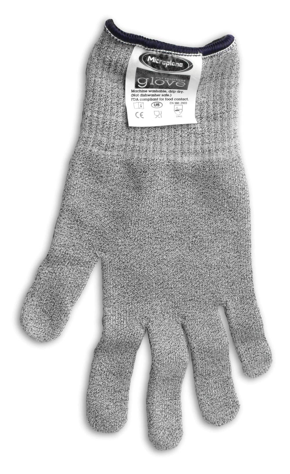 NewNest Australia - Microplane Cut Resistant Glove Keep Hands Safe in The Kitchen, One Size, Silver 