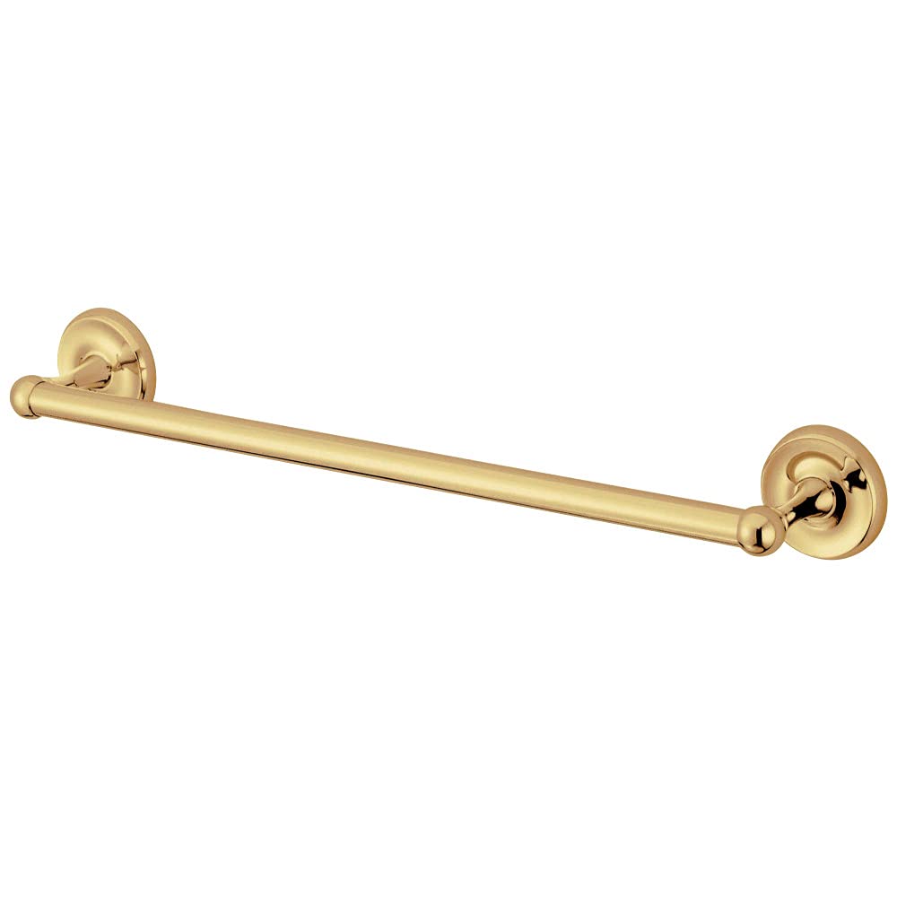 Kingston Brass BA312PB Classic 18-Inch Towel Bar, Polished Brass - NewNest Australia