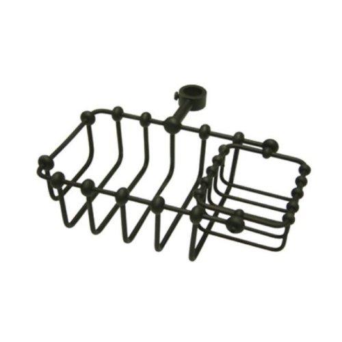 Kingston Brass CC2145 7-Inch Riser Mount Soap Basket for Clawfoot Tubs, Oil Rubbed Bronze Oil-Rubbed Bronze - NewNest Australia