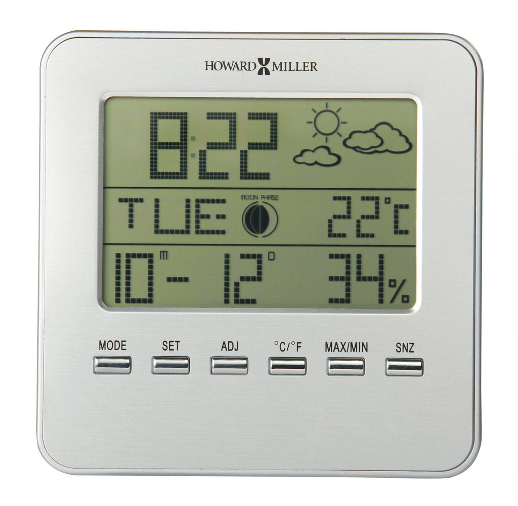 NewNest Australia - Howard Miller 645-693 Weather View Alarm Clock by 