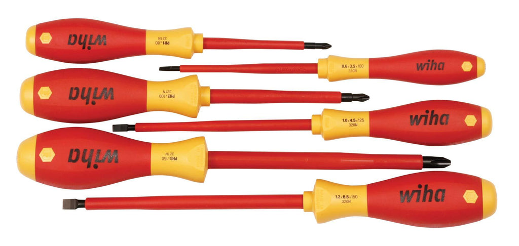 Wiha 32092 Slotted And Phillips Insulated Screwdriver Set, 1000 Volt 6 - NewNest Australia