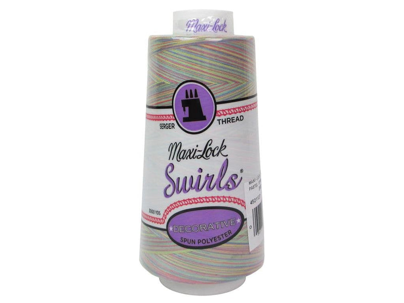 American & Efird A&E Maxi Lock Swirls Thread 3000yd Pastel Sprinkls LockSwrlThrd3000PAssortedelSprinkle - NewNest Australia