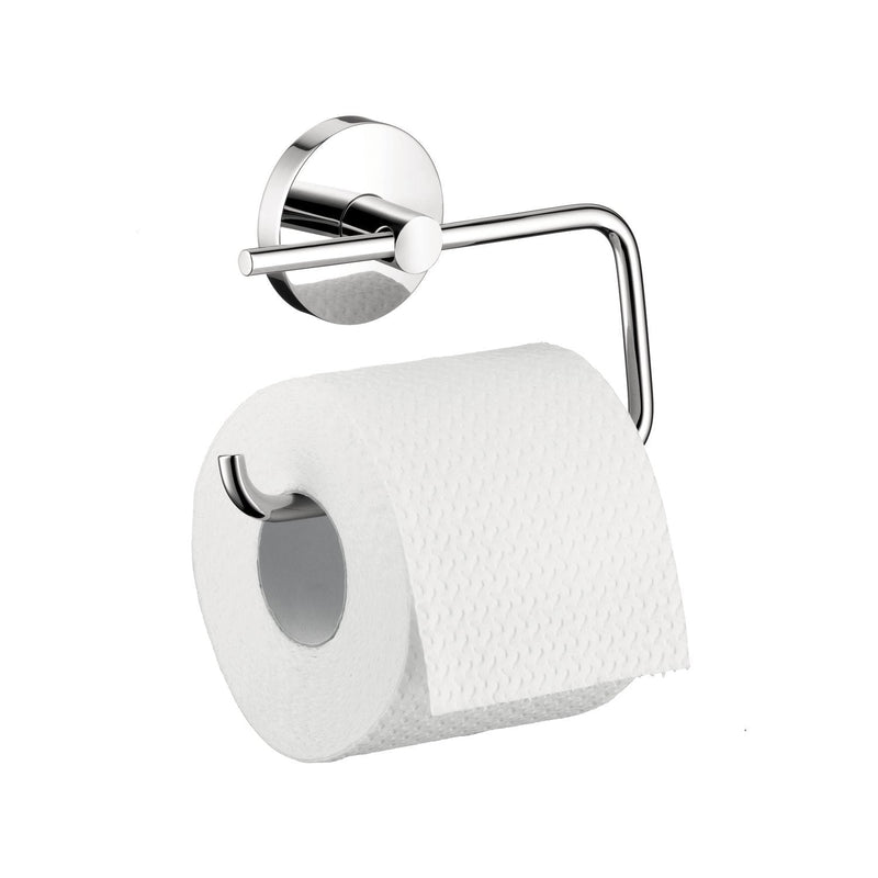 hansgrohe Toilet Paper Holder Easy Install 6-inch Modern Accessories in Chrome, 40526000,Small - NewNest Australia