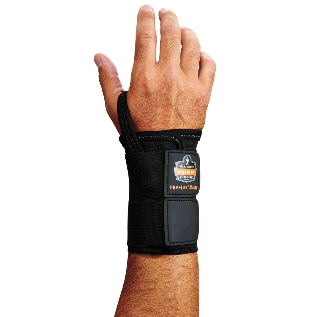 Ergodyne - 70028 ProFlex 4010 Double-Strap Right Wrist Support, Black, X-Large - NewNest Australia