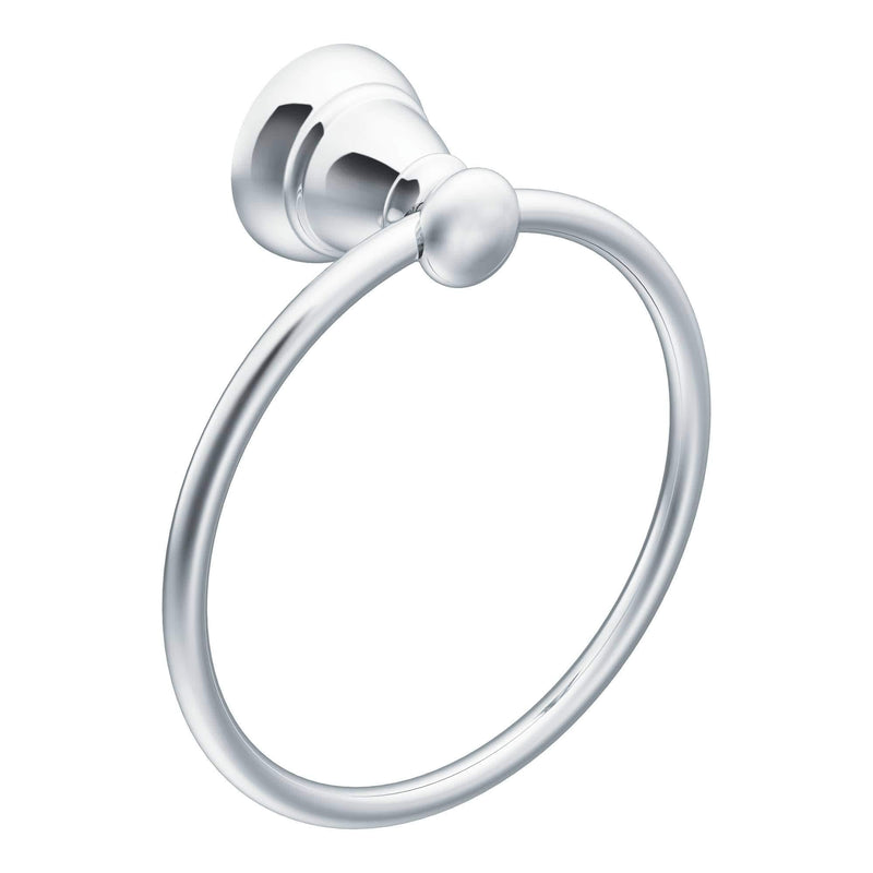 Moen Y2686CH Banbury Bathroom or Kitchen Towel Ring, Chrome - NewNest Australia