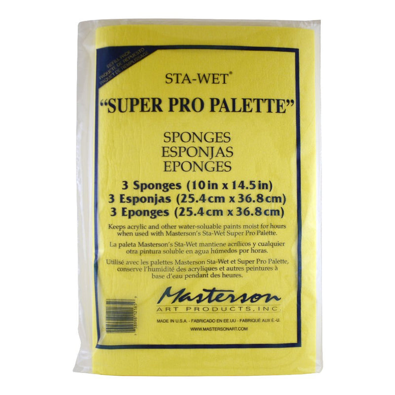 Masterson Sta-Wet Super Pro Palette Sponge Refill - NewNest Australia