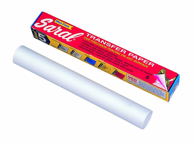 SARAL PAPER SARAL White 12" X12' Wht Transfer Paper, x 12' 12" x 12' - NewNest Australia
