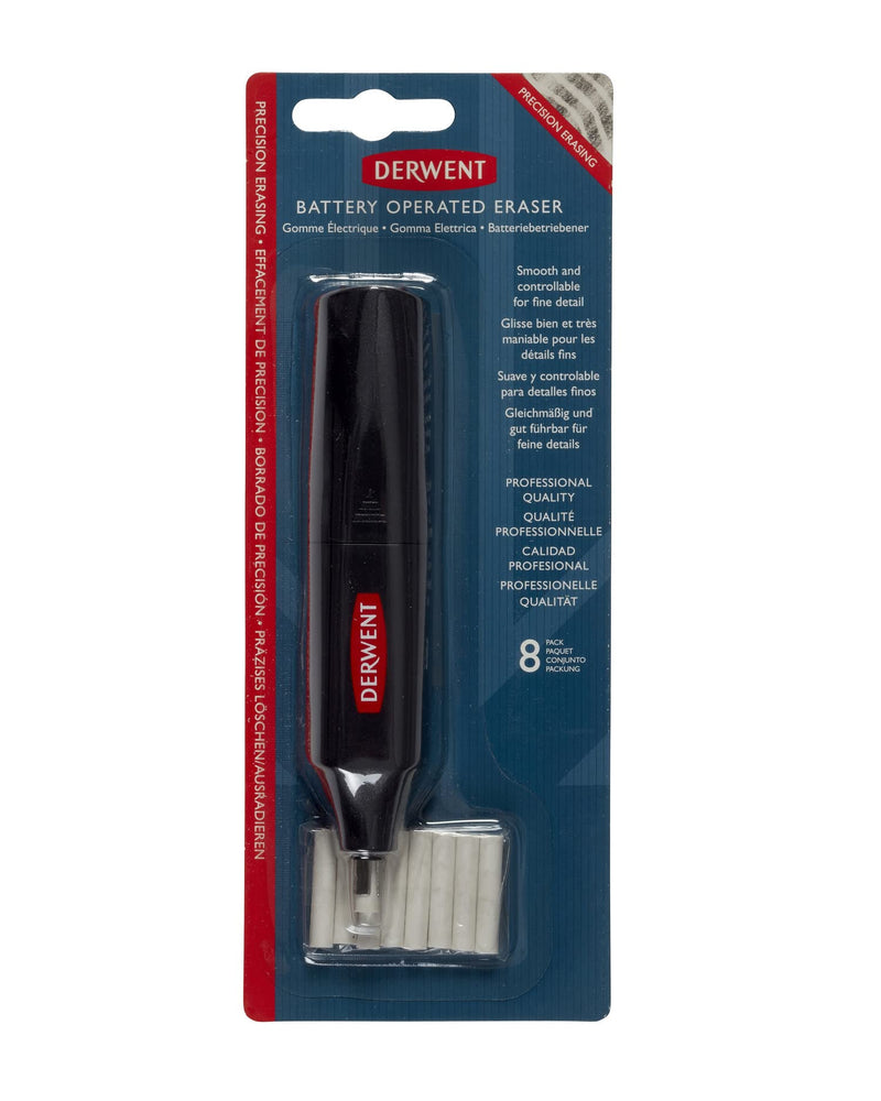 Derwent Battery Operated Eraser, Artist Tool, Drawing, Art Supplies (2301931) , Black - NewNest Australia