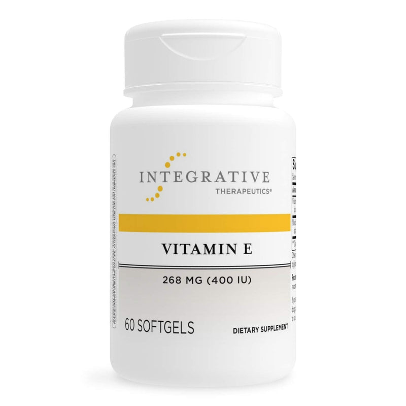 Integrative Therapeutics Vitamin E - 400 IU Full-tocopherol Form of Vitamin E - Supplement to Support Antioxidant Activity* & Heart Health* - For Women and Men - Gluten Free - Dairy Free - 60 Softgels - NewNest Australia