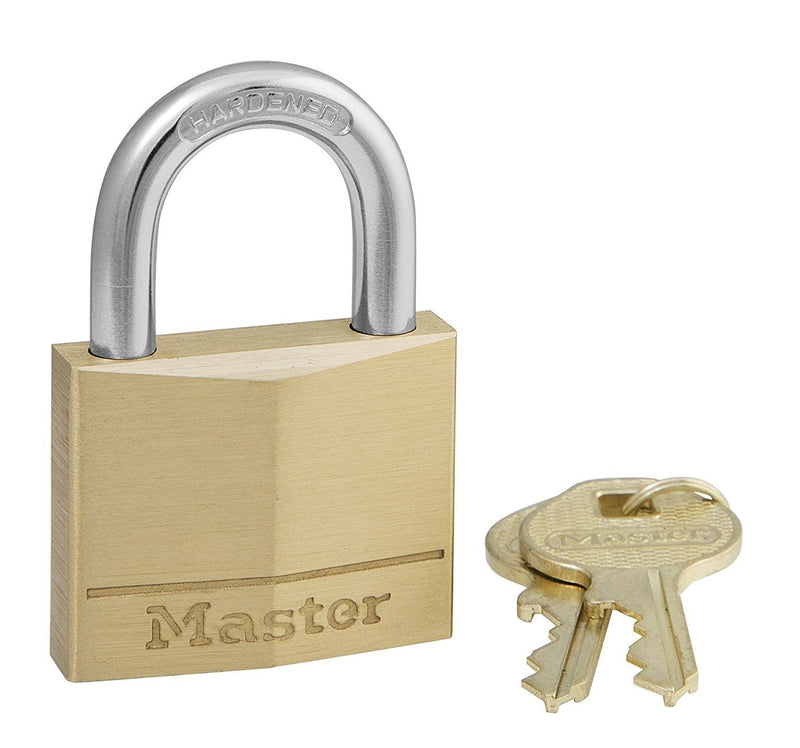 Master Lock 140D Brass Padlock Keyed Different 4-Pack - NewNest Australia