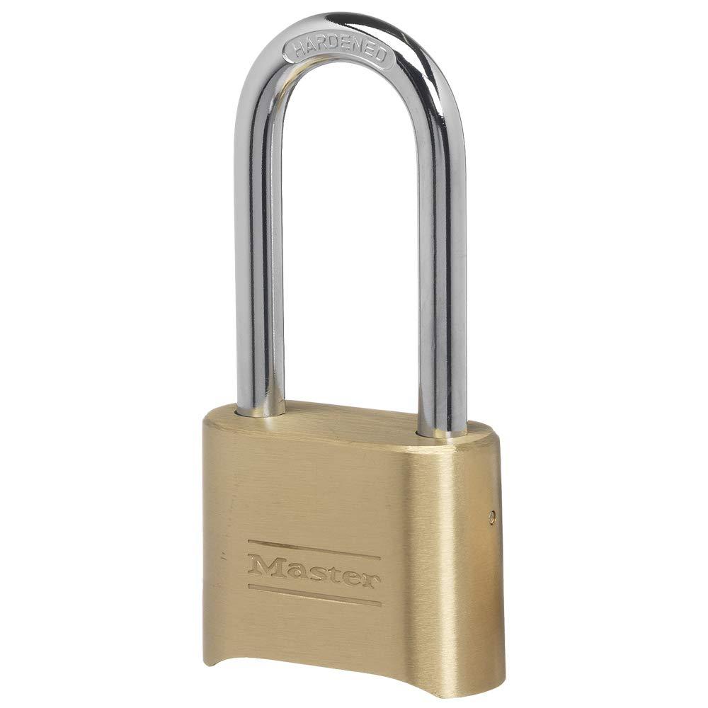 Master Lock 175LH Set Your Own Combination Padlock with Extra Long Shackle, Brass Finish - NewNest Australia