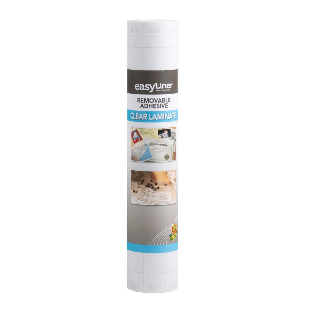 NewNest Australia - Duck Brand 1115496 Peel N' Stick Laminate Adhesive Shelf Liner, 12-Inch x 36-Feet, Clear 12 in x 36 ft 